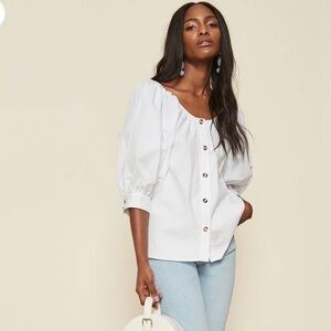 LPA Abriana Balloon Sleeve Top